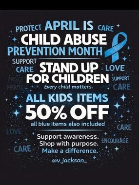 APRIL IS CHILD ABUSE PREVENTION MONTH 💙
